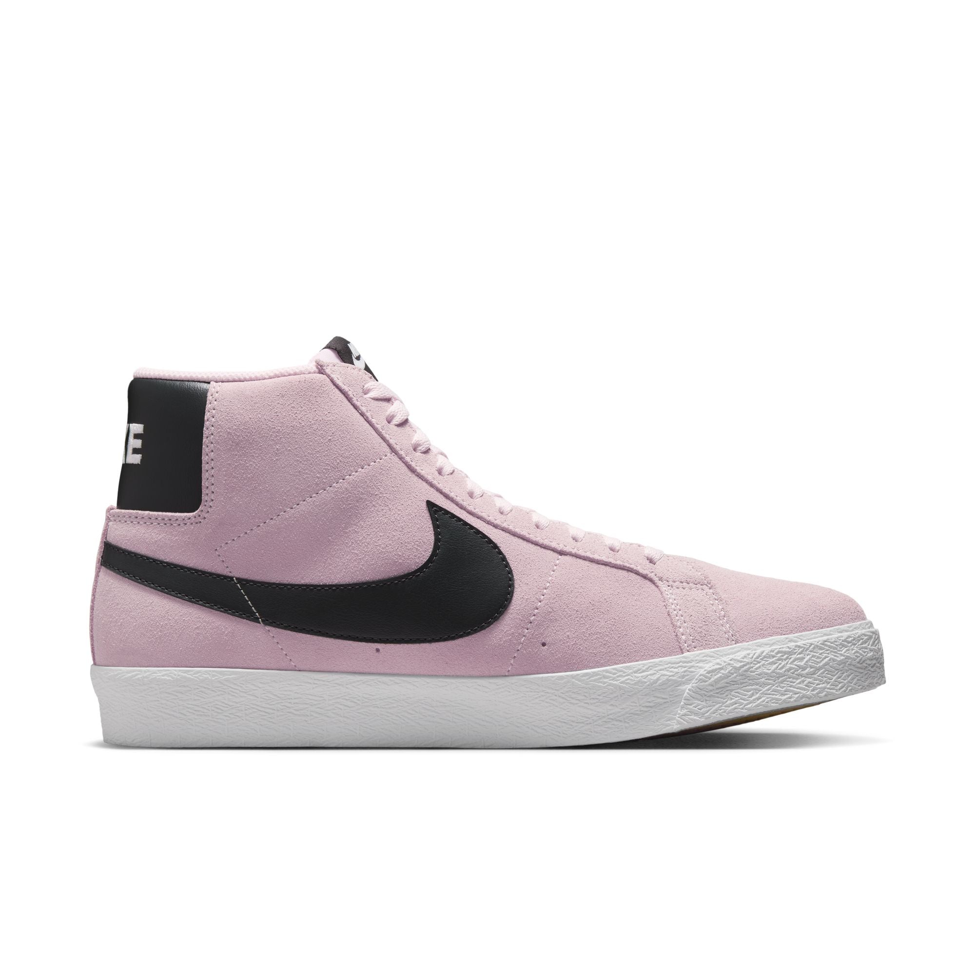 white & pink blazer mid 77 trainers