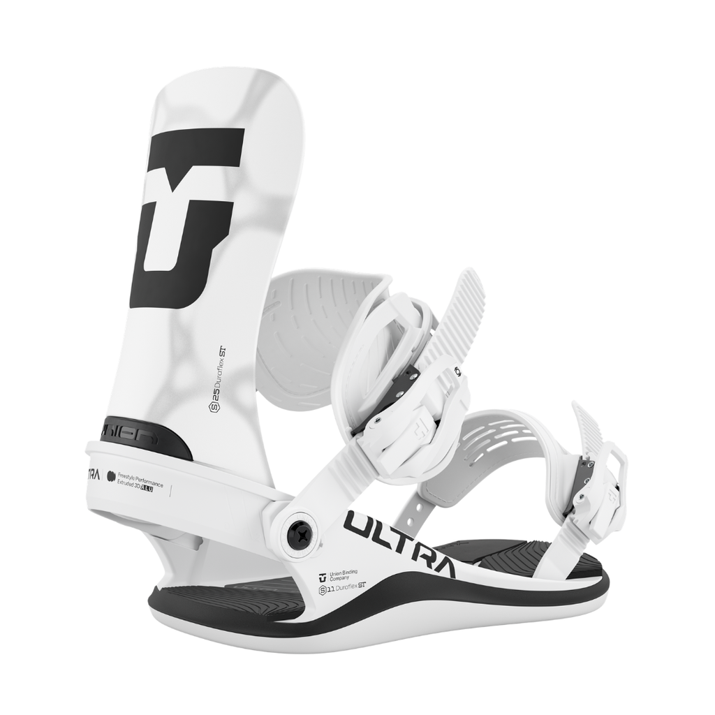 27 Ultra Snowboard Binding - white – Recess