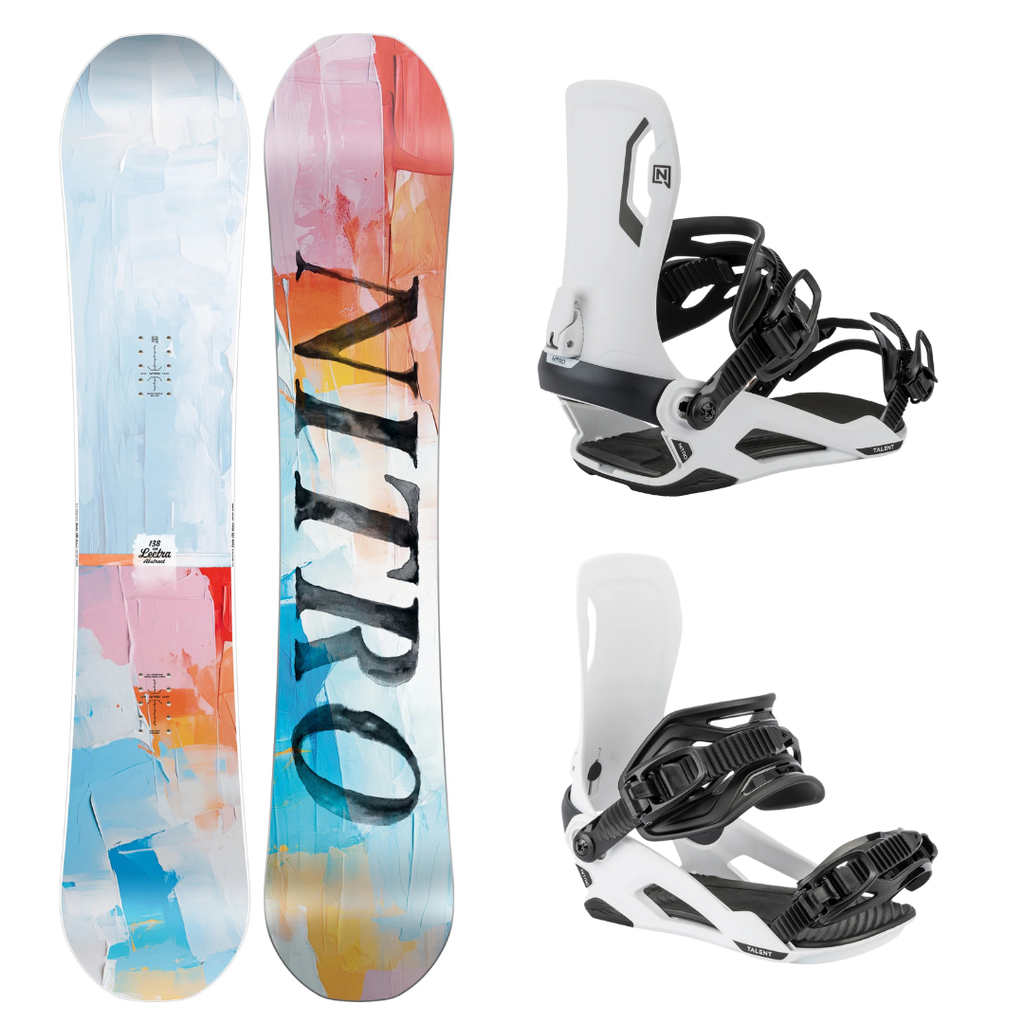nitro lectra snowboard stores Abstract & Talent Binding Package 2026 and ready to explore the entire mountainthe Nitro Lectra Abstract is the perfect all Review: Nitro Lectra Snowboard -