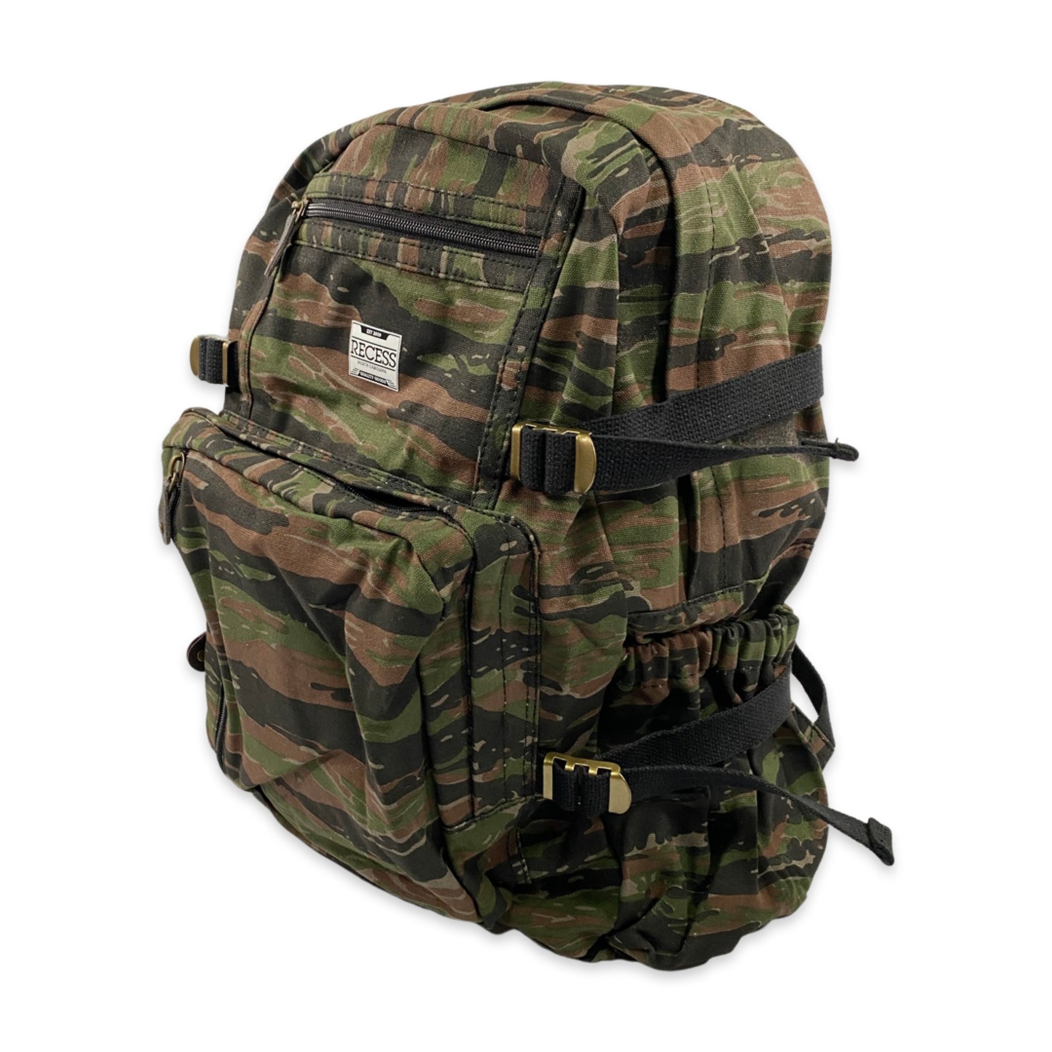 Adorable Camouflage Tiger Rose NapSack Backpack Purse Shoulder Bag Daily Backpack - Tiger Camo – Recess main image 2