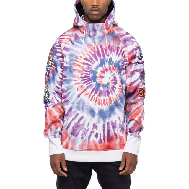 Grateful dead hotsell tie dye hoodie